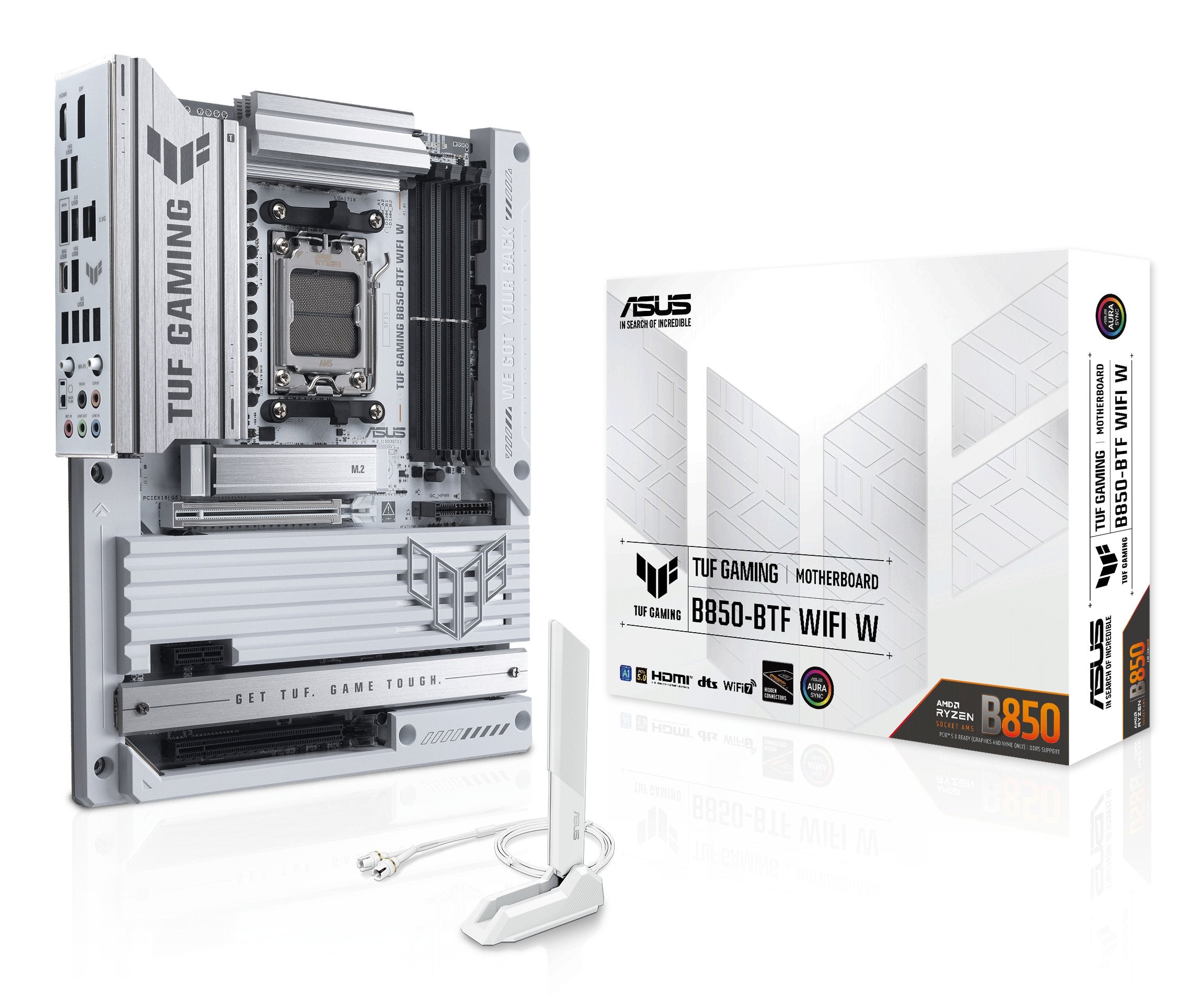 EAN 4711387941874 - ASUS TUF GAMING B850-BTF WIFI W AMD B850 Zócalo AM5 ATX imagen 1