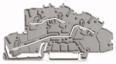 Wago 2003-7642 Installationsetagen- Klemme,L L,Push-In Cage Clamp ,Grau