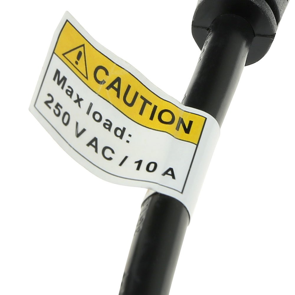Cable Extension C14 A Cee 7/4 Shucko H 50cm Negro 10a