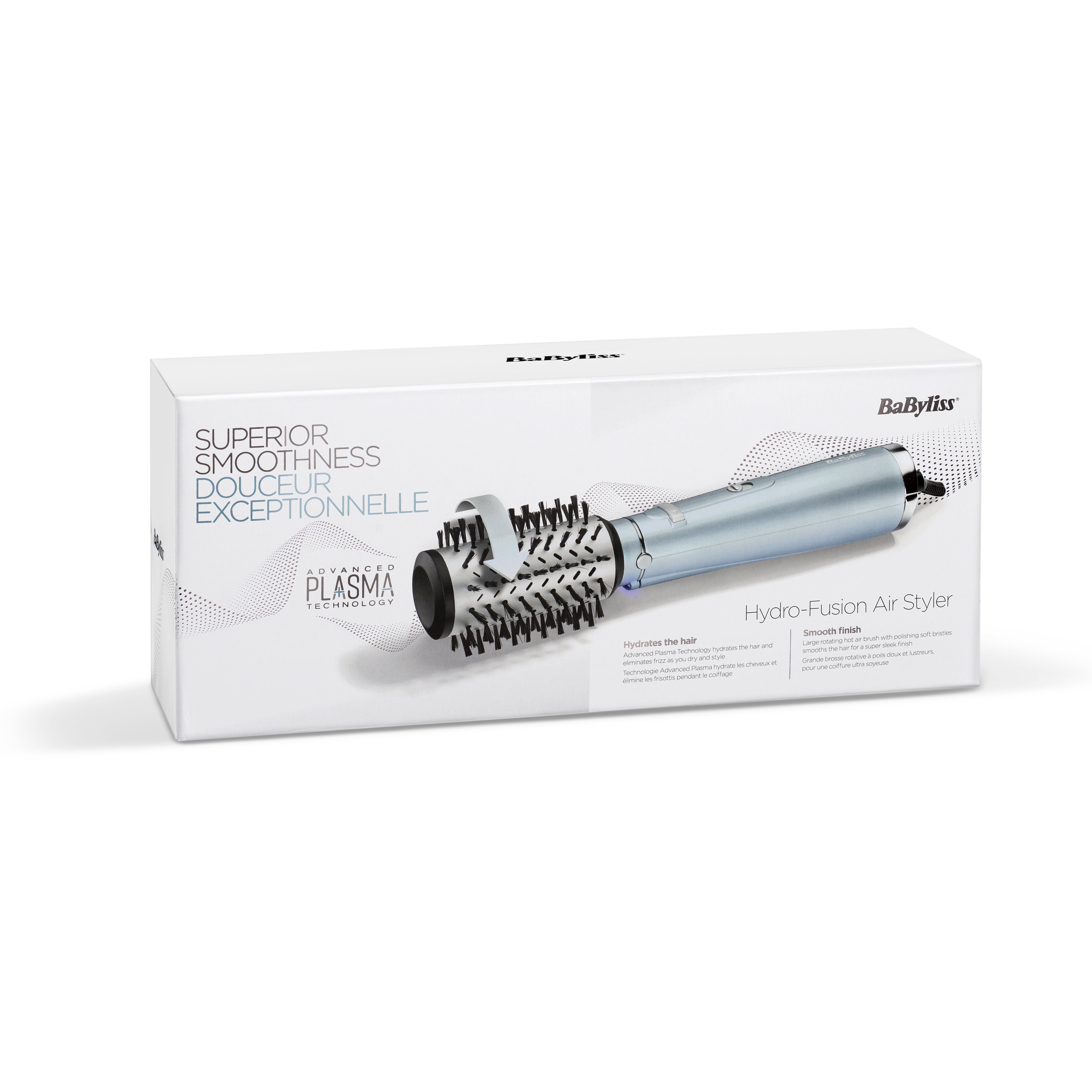 EAN 3030050165340 - BaByliss Hydro-Fusion Hydro Fusion Air Styler Cepillo de aire caliente Caliente Color aguamarina, Negro,  imagen 7