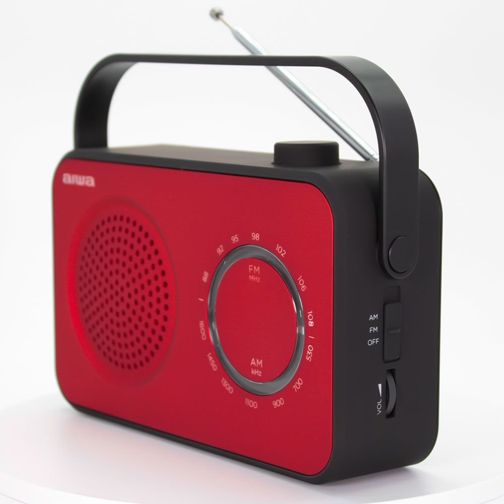 Radio Portátil Aiwa R-190rd 2w Roja