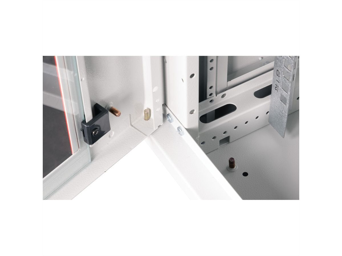 Roline 19-Zoll Wandgehuse Basic Plus 12he, 600x600 Bxt Grau