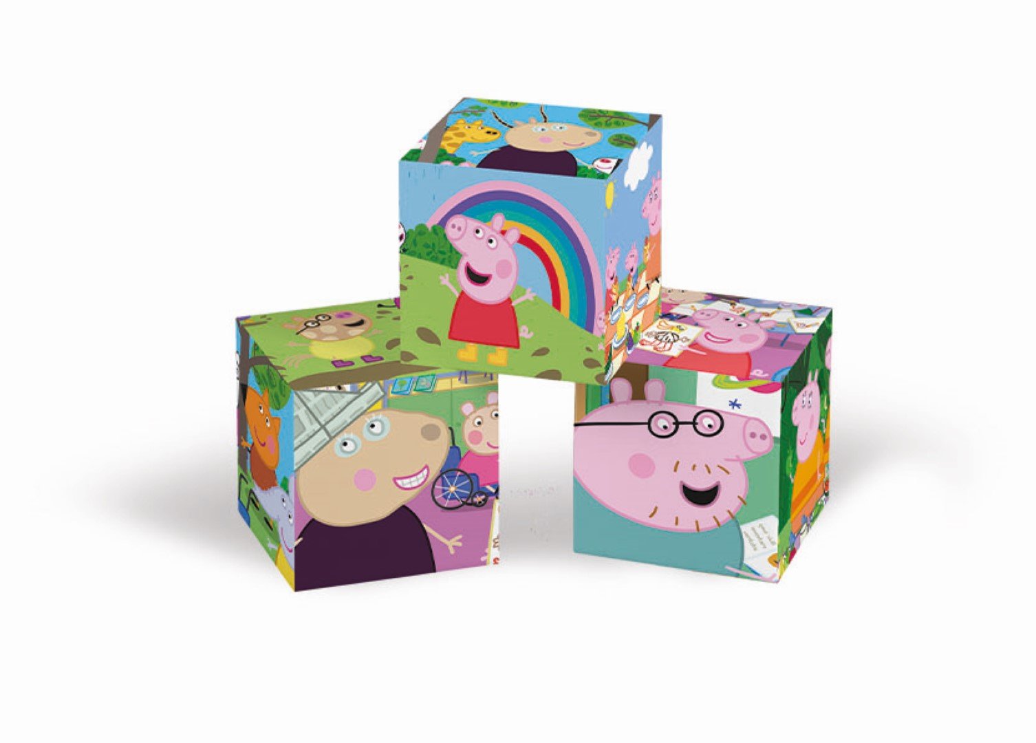 Puzzle Cubo Peppa Pig 12pzs