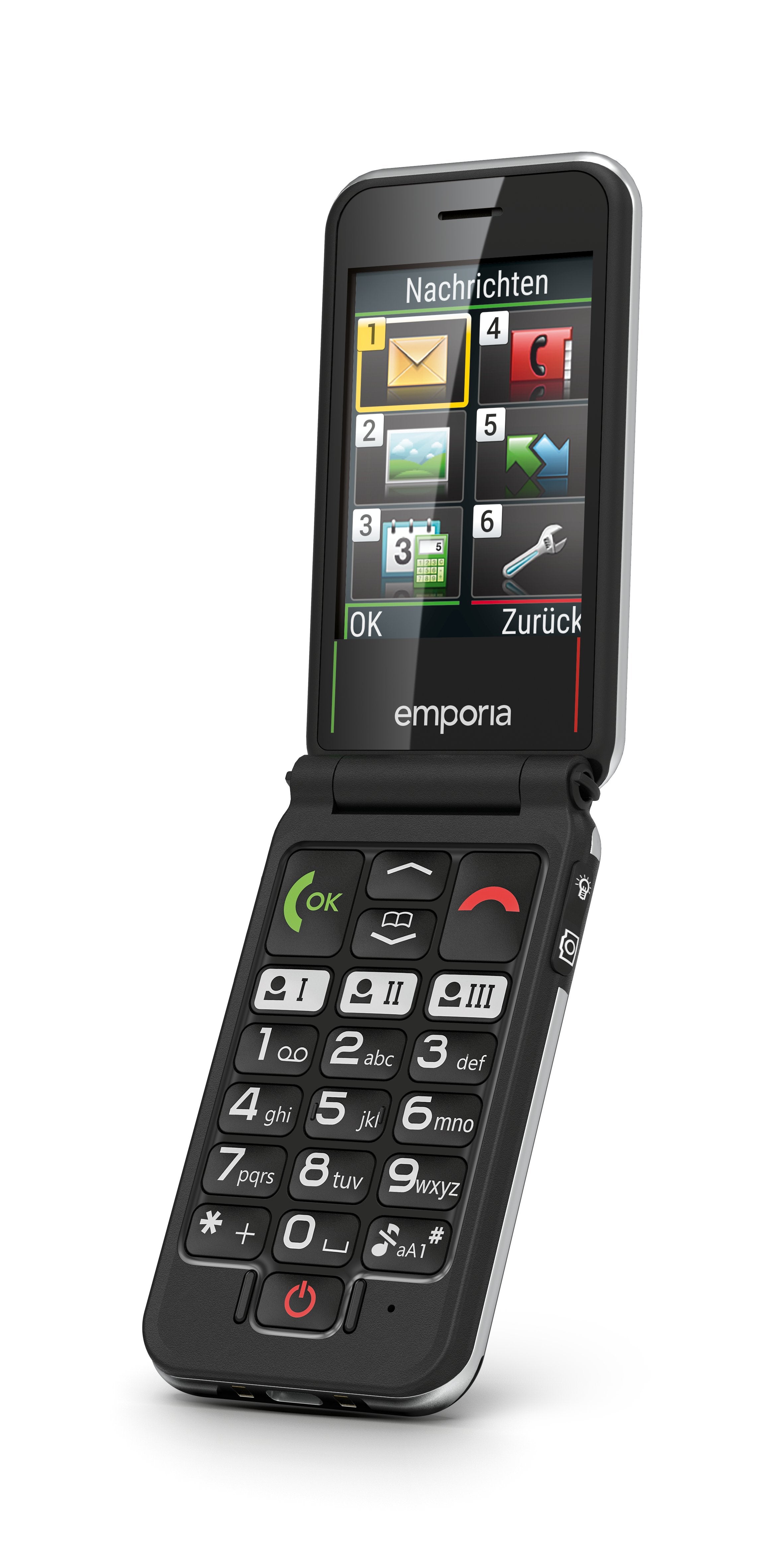 Emporia Emporiajoy_lte Negro (V3) Grosstastenklapphandy