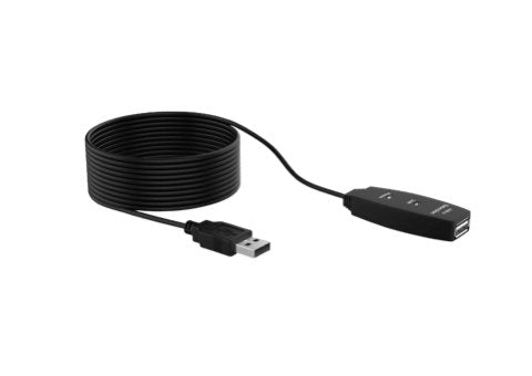 Cable De Extensión Usb De Yealink Usb2-Ext-10m, Usb-A Plug> Usb-A Socket Negro, 10 Metros Usb2-Ext-10m