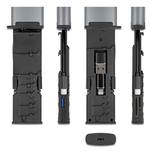 Delock Usb 5 Gbps Kartenleser Con Sd Y Micro Sd Slot Y Aufbewahrungsfächern