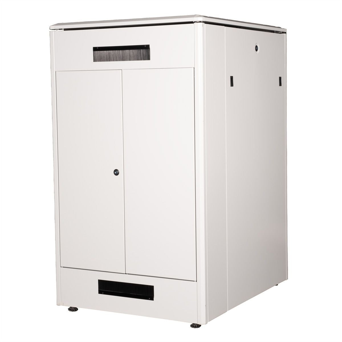 Roline 19-Zoll Netzwerkschrank Pro 26 He, 800x1000 Bxt Glastr Grau