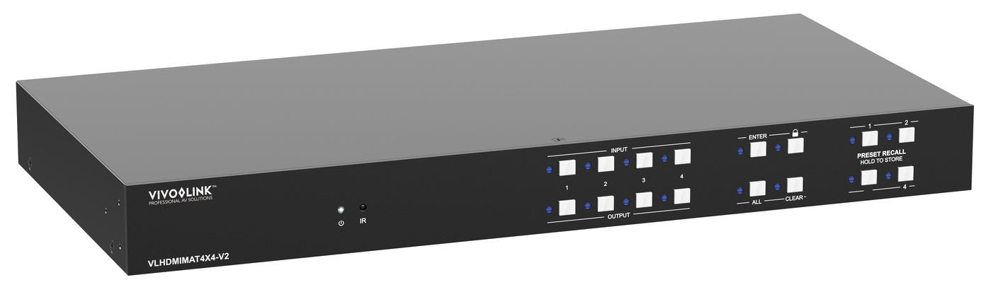 EAN 5715328167407 - Vivolink HDMI 2.0 4x4, Matrix Fast switcher w/GUI and RS232 control imagen 1
