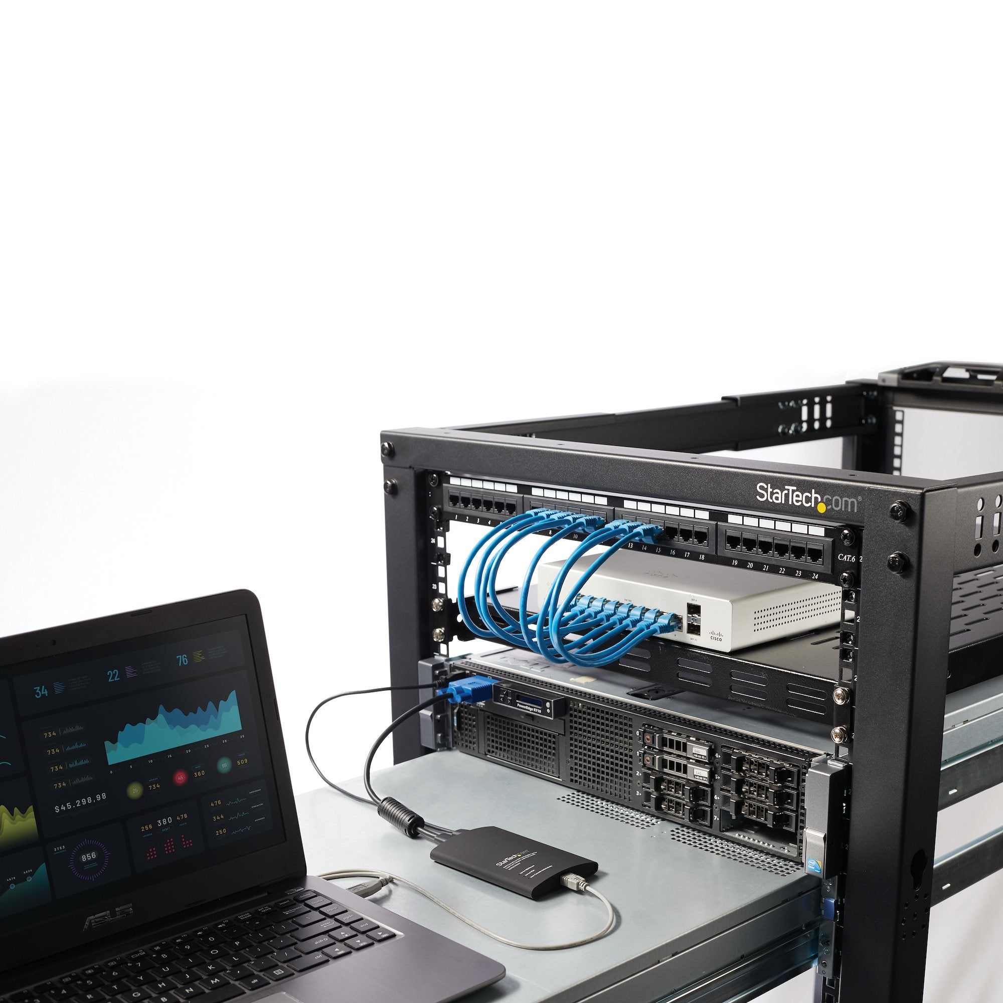 Startech Consola Kvm Usb 2.0 Con Transferencia Arc