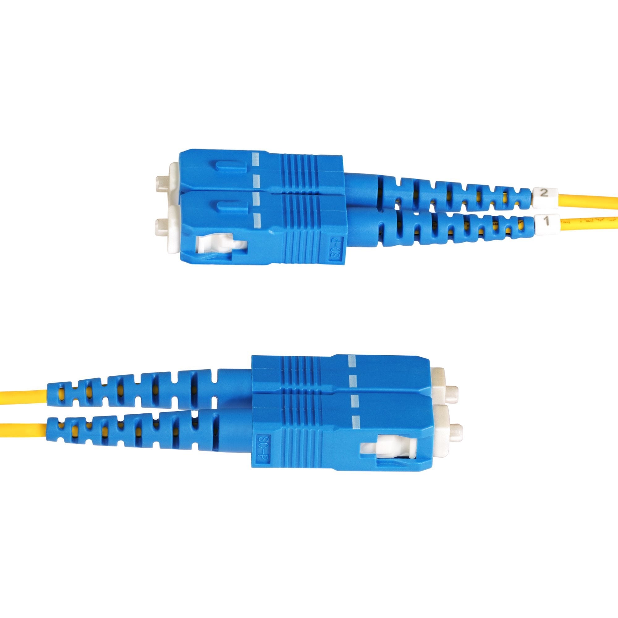 Startech.Com 10m (30ft) Lc To Sc (Upc) Os2 Single Mode Duplex Fiber Optic Cable 9/125?M Laser Optimized 10g Bend Insensitive Low Insertion Loss Lszh Fiber Patch Cord (Smlcsc-Os2-10m) Cable De Interconexión Modo Simple Lc/Upc (M) A Modo Simp