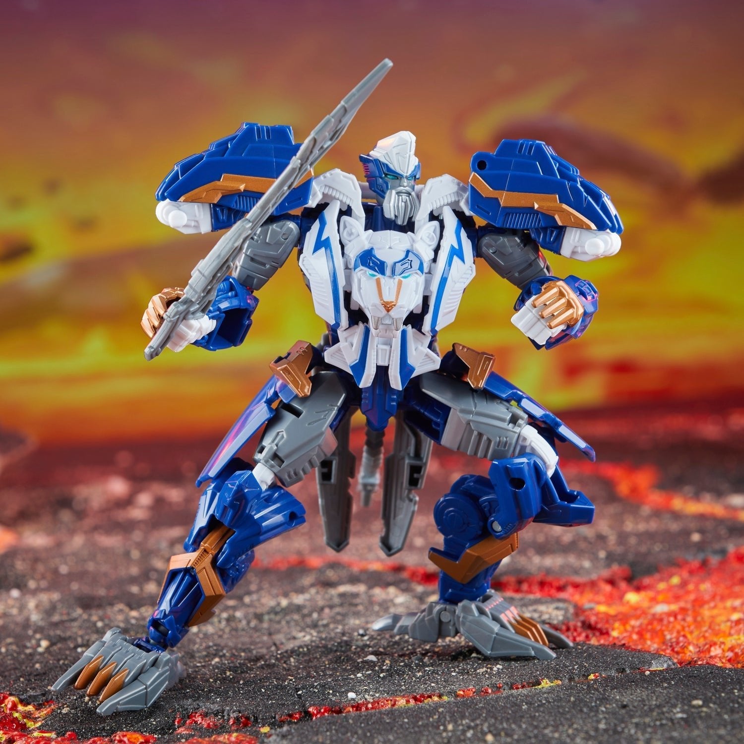 Figura Thundertron Prime Universe Voyager Class Legacy United Transformers 17,5cm