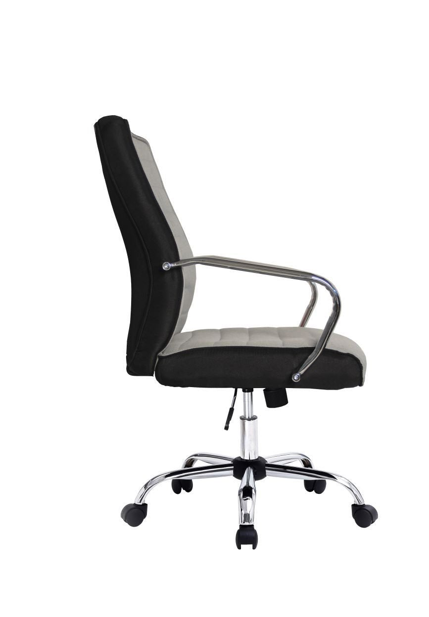Silla De Oficina Equip Respaldo Alto Color Gris Recubrimiento Pu De Alta Calidaddiseño Ergonomico