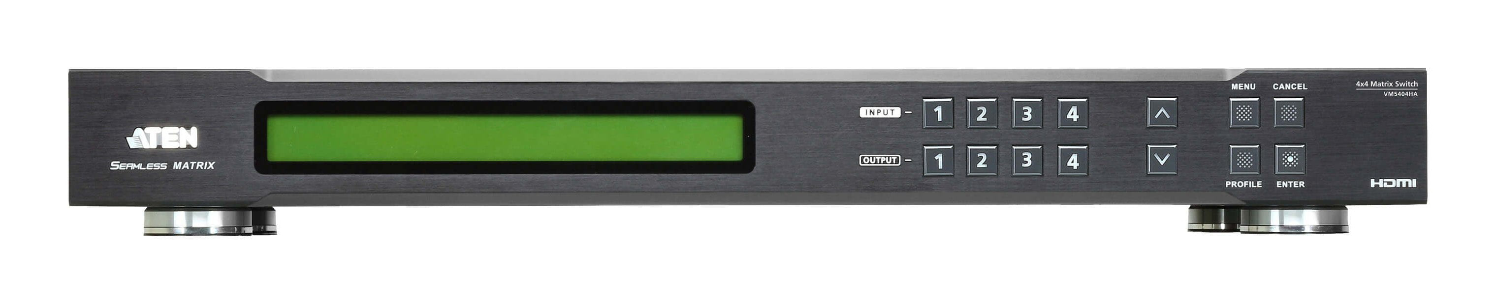 Matrix Switch Hdmi  4x4 Con Escalador, Y Audio Aten Vm5404ha
