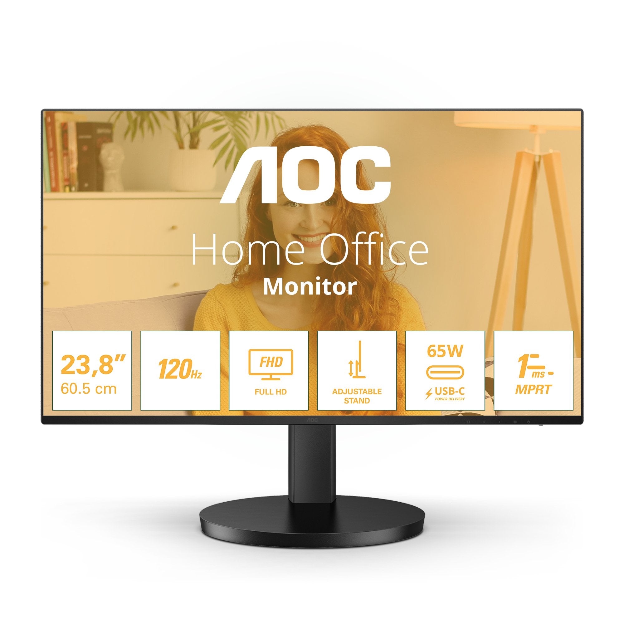 EAN 4038986141437 - AOC B3 24B3CF2 pantalla para PC 60,5 cm (23.8") 1920 x 1080 Pixeles Full HD LED Negro imagen 1