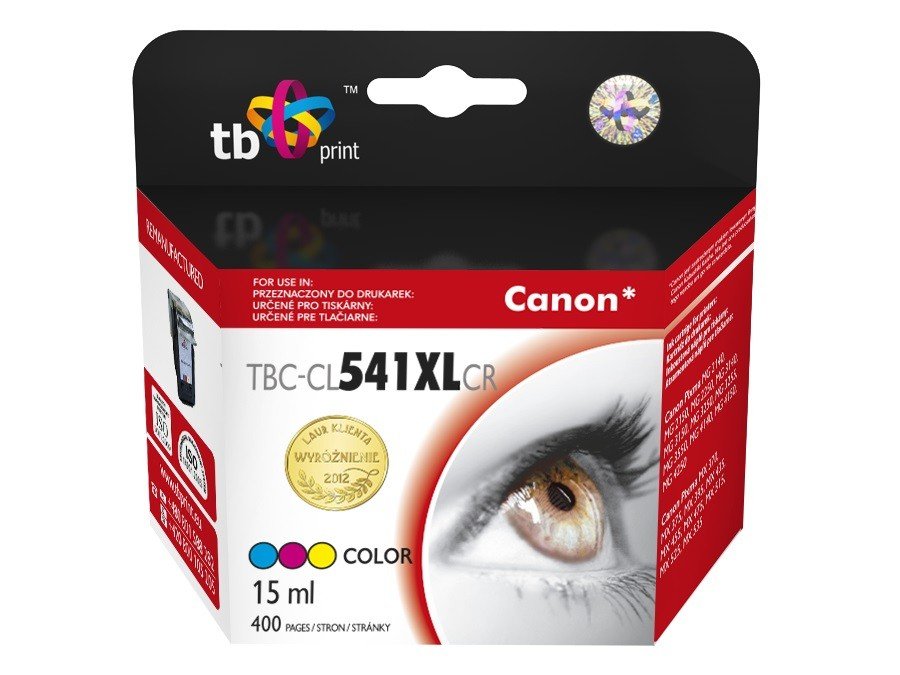 EAN 5901500503051 - TB Print TBC-CL541XLCR cartucho de tinta 1 pieza(s) Azul, Púrpura, Amarillo imagen 1