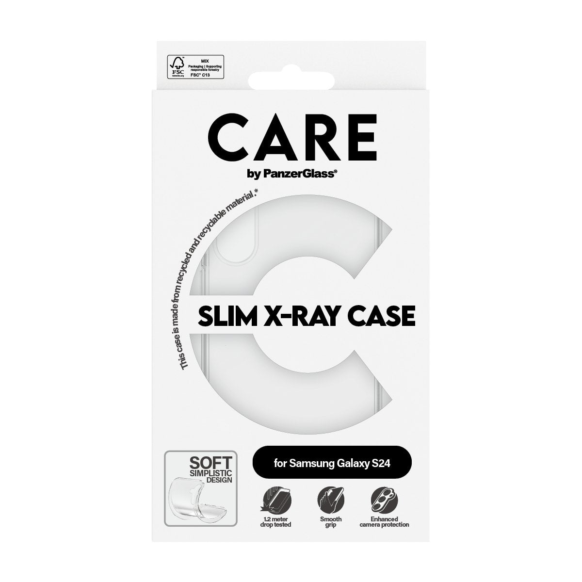 EAN 5715685012457 - PanzerGlass CARE™ by ® X-Ray Case Samsung Galaxy S24 funda para teléfono móvil Transparente imagen 3