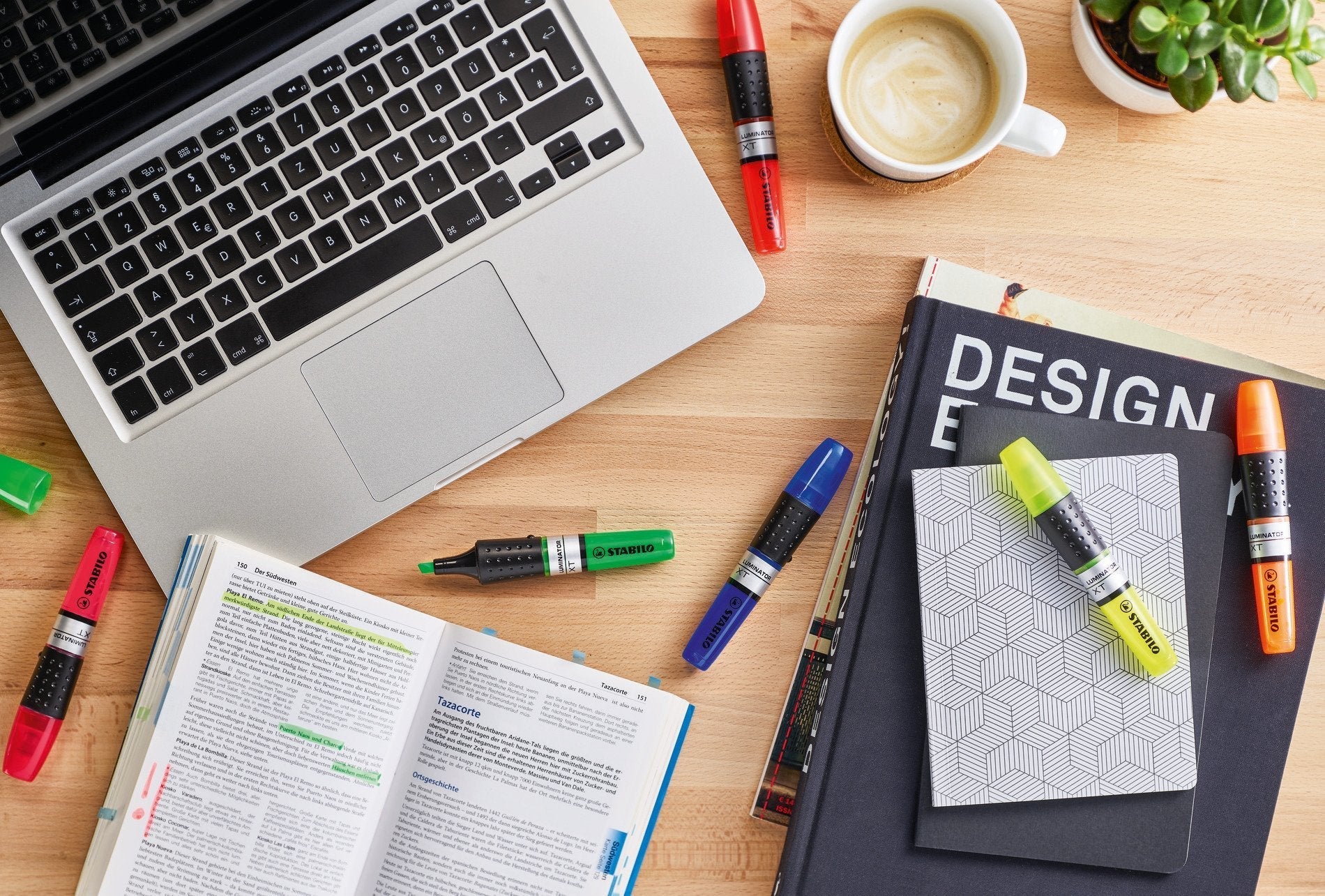 Stabilo Marcador Fluorescente Luminator Verde Caja 5 Ud