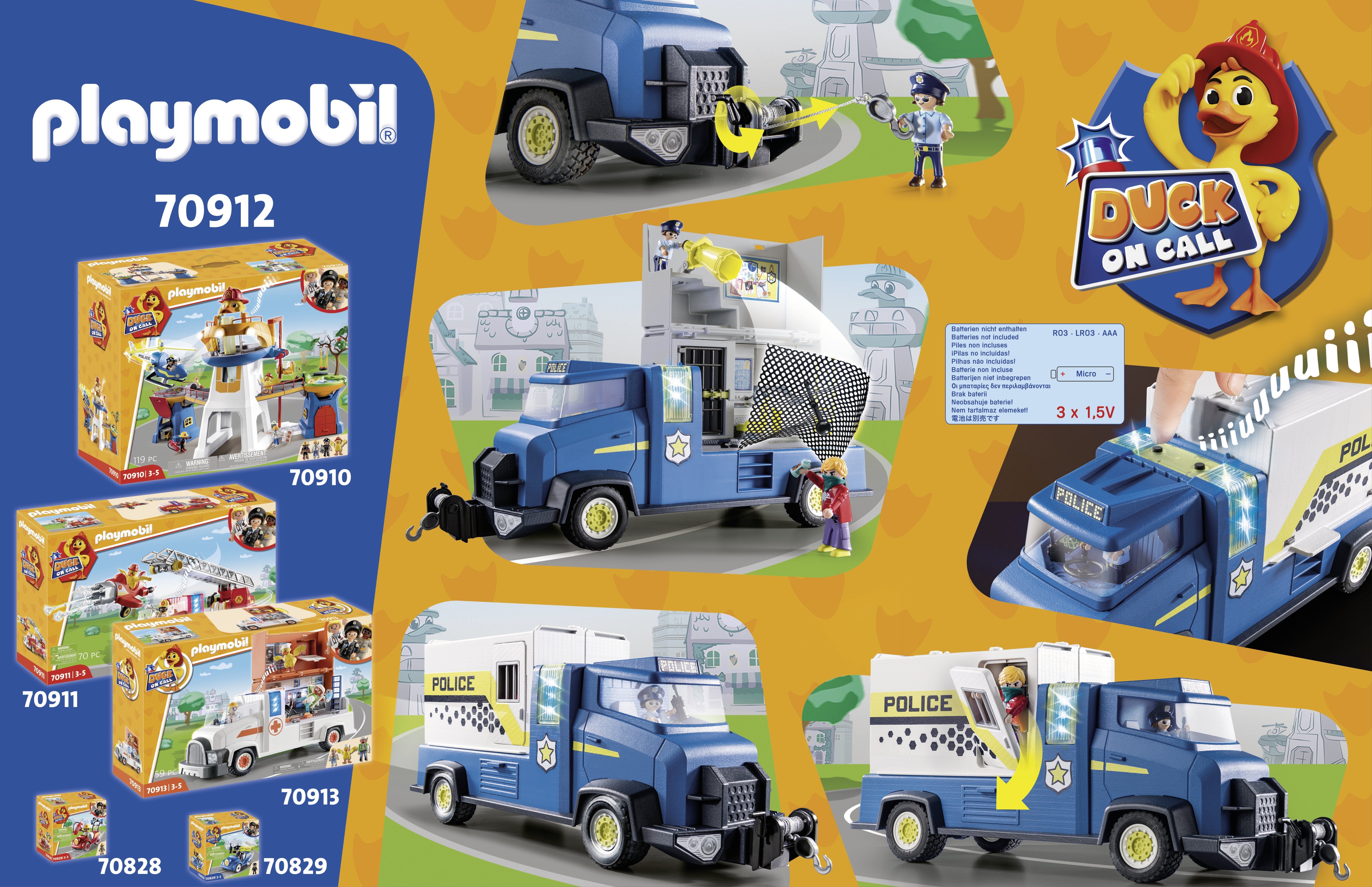 EAN 4008789709127 - Playmobil Duck On Call 70912 set de juguetes imagen 3