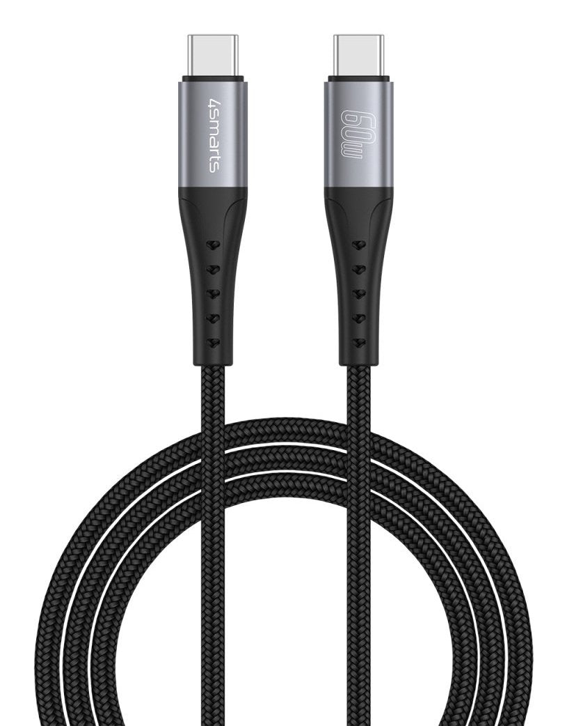Cable 4smarts Usb-C Primecord 60w 1.5m. Schwarz