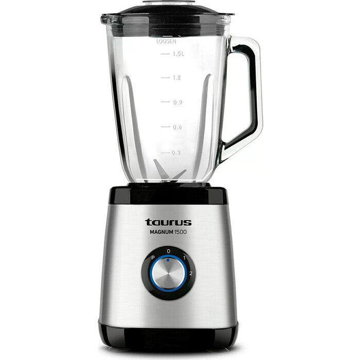 EAN 8414234124517 - Taurus MAGNUM 1500 1,5 L Batidora de vaso 1500 W Negro, Acero inoxidable imagen 1