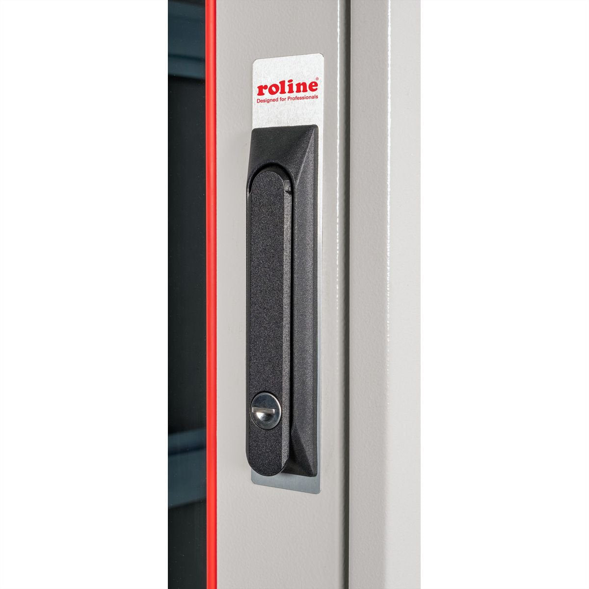 Roline 19-Zoll Netzwerkschrank Pro 26 He, 800x1000 Bxt Glastr Grau