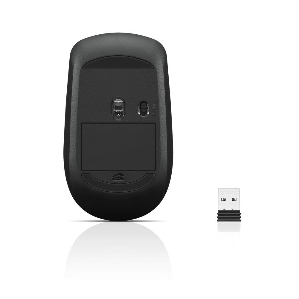 Ratón Inalámbrico Lenovo 400 Gy50r91293 Óptico; 1200 Dpi; Negro