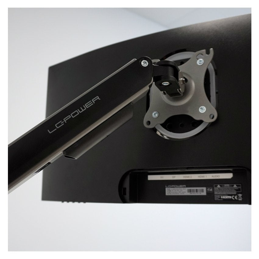 Lc-Power Lc-Eq-A32b Soporte Para Monitor 81,3 Cm (32") Negro Escritorio
