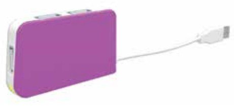 Approx Hub 4 Puertos Usb 2.0 Morado
