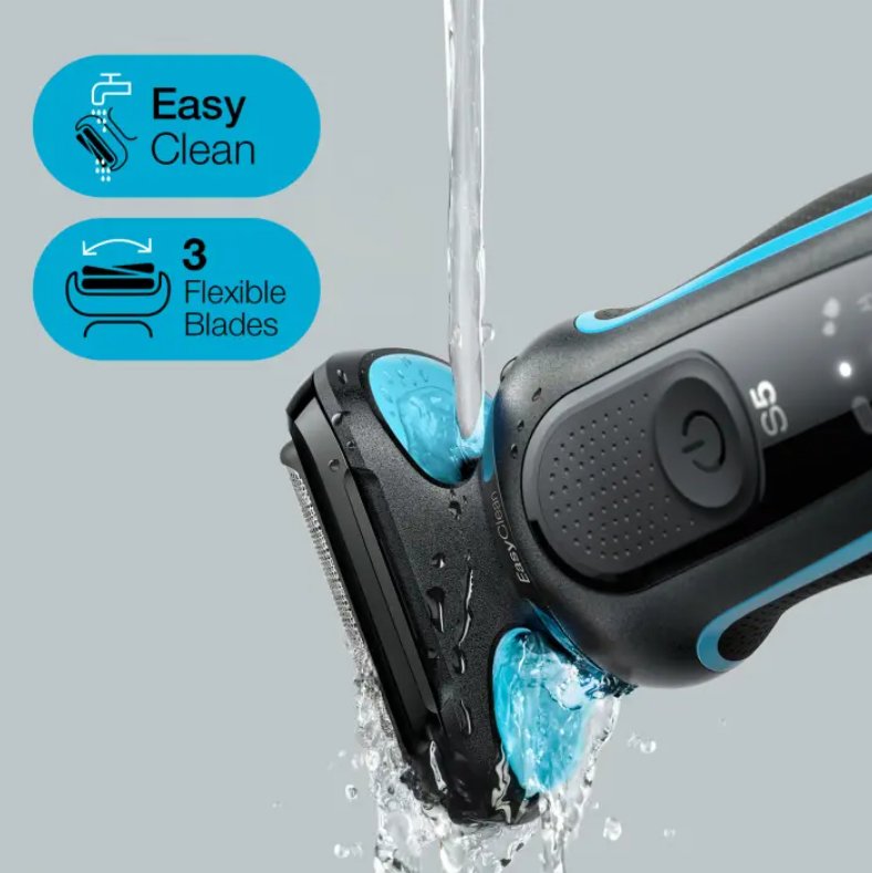 Braun Series 5 51-M4500cs Máquina De Afeitar  Negro, Azul