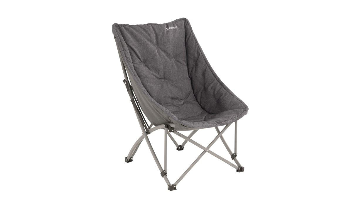 Outwell Tally Lake Chair, Negro And Grey