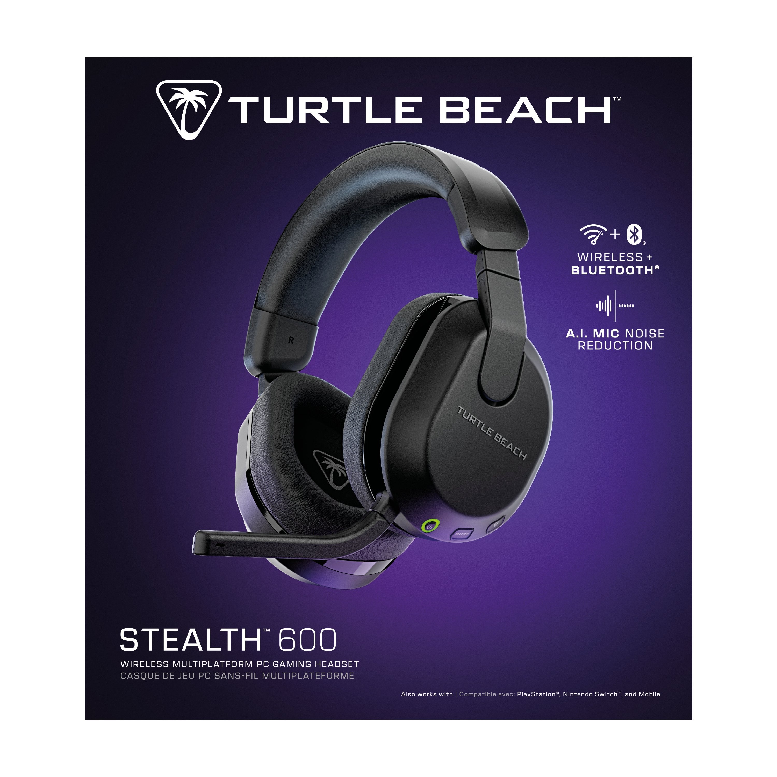 Auriculares Turtle Beach Stealth 600 Gen 3  Bluetooth Negro