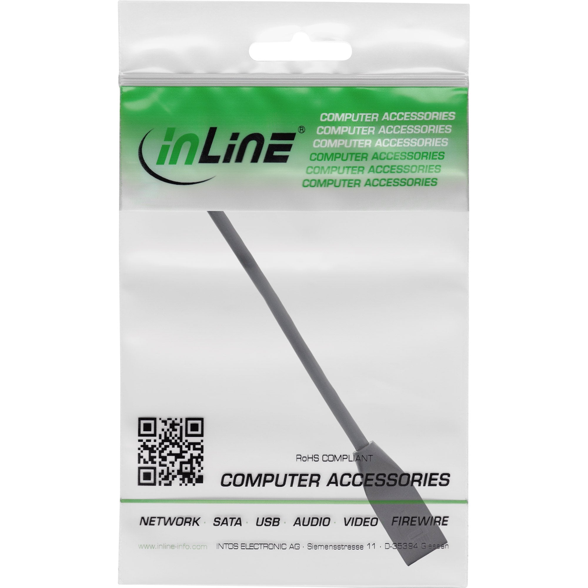 Inline 69990f Cable De Red Negro 0,2 M Cat6a S/Ftp (S-Stp)