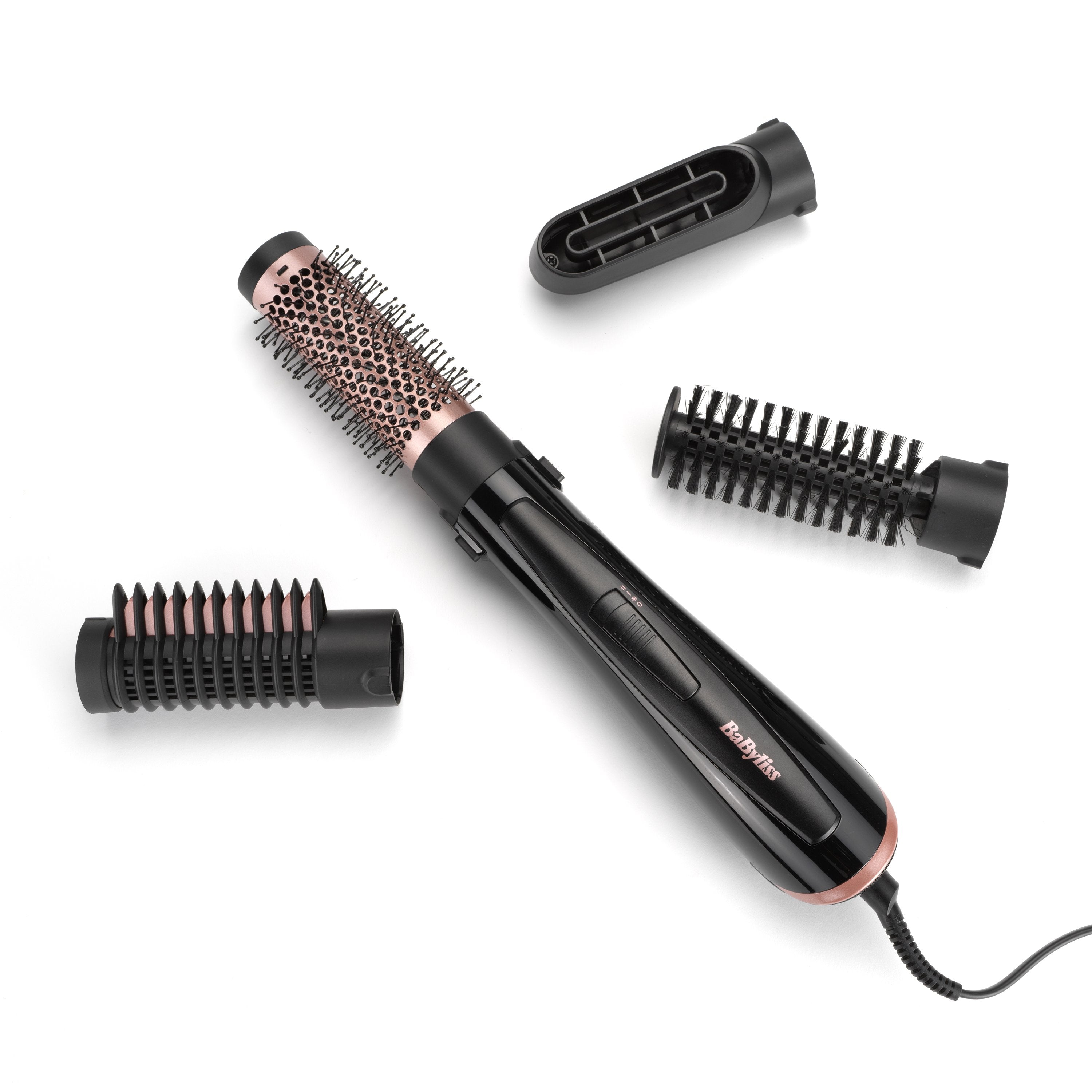 EAN 3030050153774 - BaByliss Perfect Finish Cepillo de aire caliente Caliente Negro 1000 W 2,2 m imagen 8