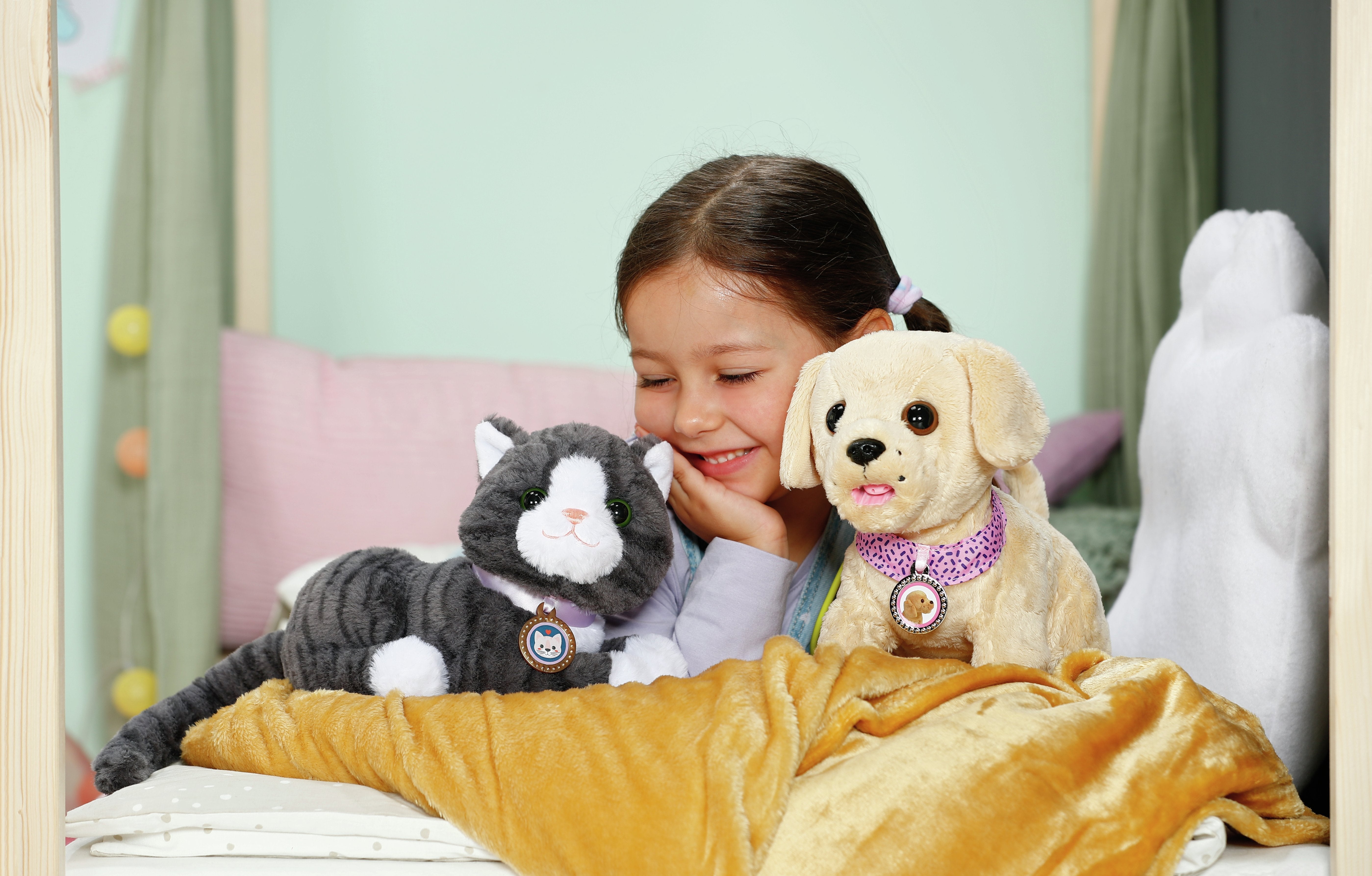 Zapf Creation Baby Born® My Kitten Cookie Con Caja, Accesorios De Muñecas 43 Cm 837580