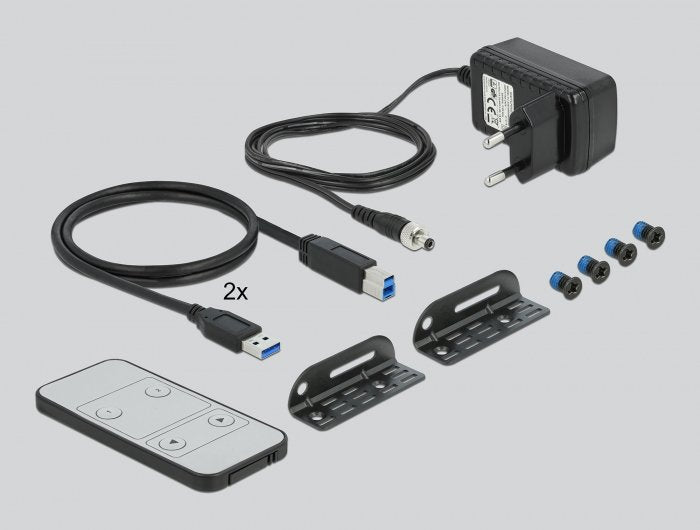 Delock Displayport 1.4 Kvm Switch 8k 30 Hz Mit Usb 3.0 Und Audio