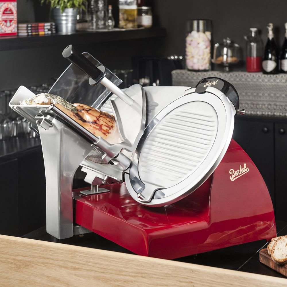 EAN 8050040429318 - Berkel Red Line 300 rebanadora Eléctrico 310 W Rojo, Plata Acero inoxidable imagen 7