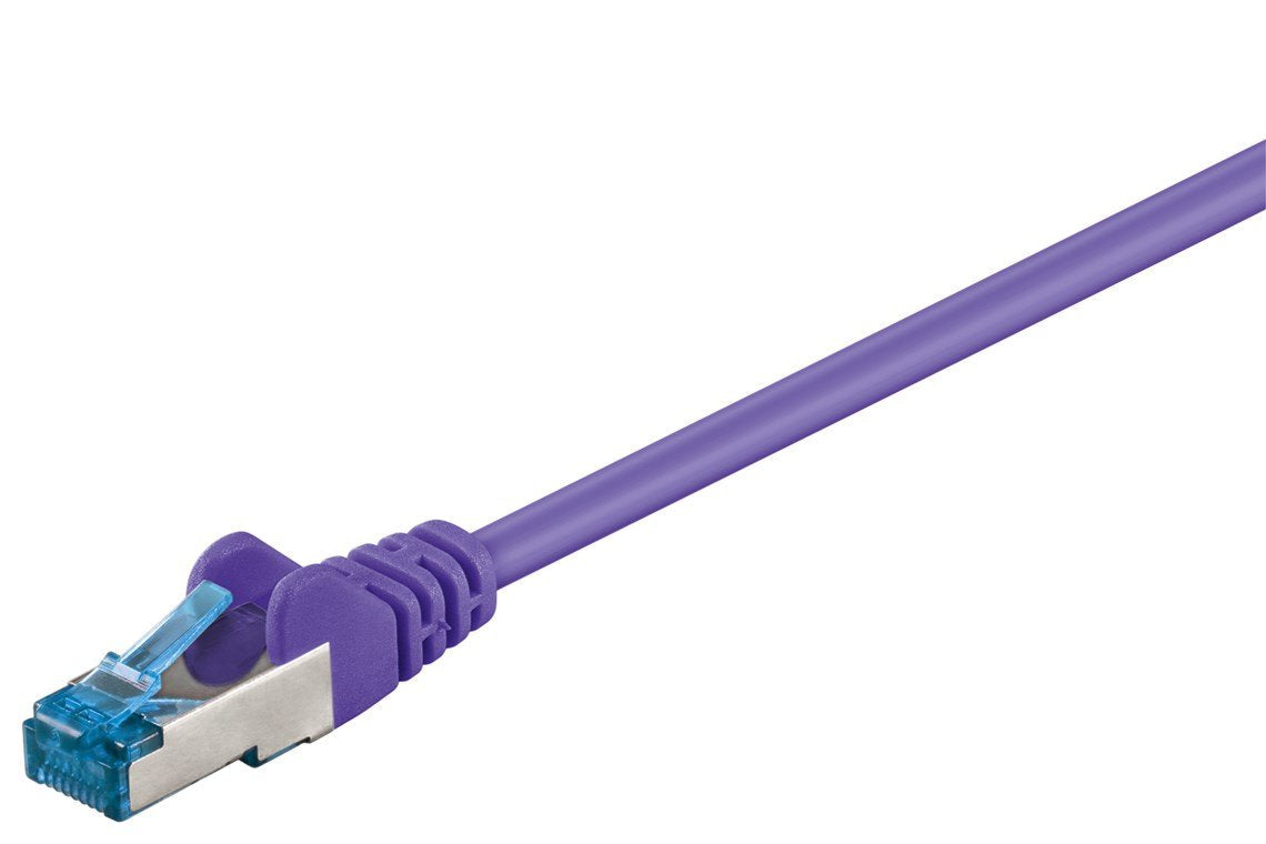 Goobay 1m Cat 6a Cable De Red, S Ftp (Pimf), Violett