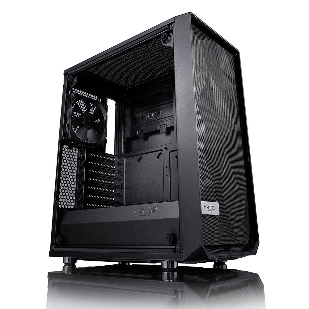 Caja Pc Fractal Design Meshify C Blackout Ventana Cristal Templado Atx, Midi-Tower, Pc, Atx,Itx,Micro-Atx, Negro, 17,5 Cm, 31,5 Cm