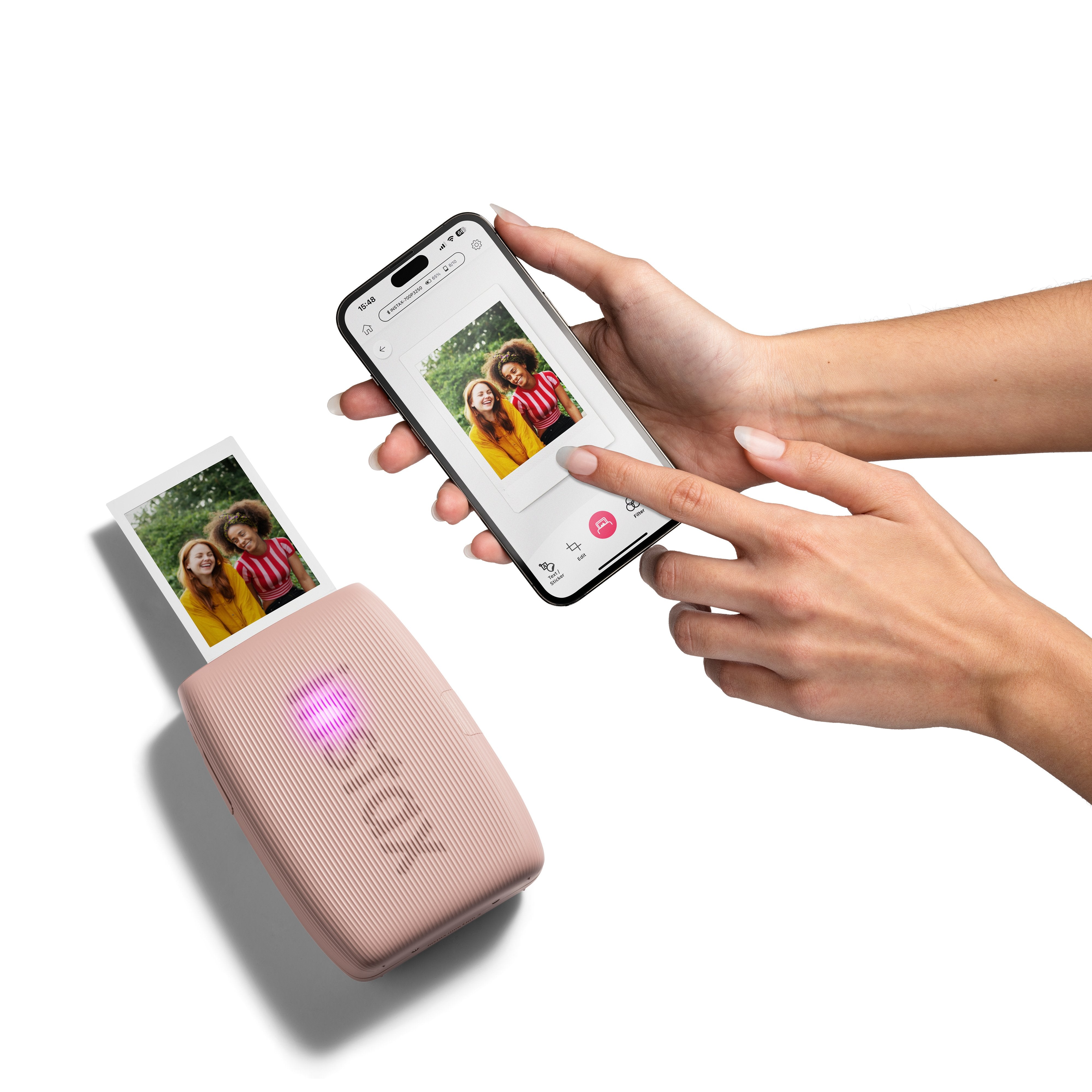 Fujifilm Instax Mini Link 3 Impresora Portatil Instantanea Bluetooth 5.1 - Impresiones En 5,1x7,6cm - Rosa