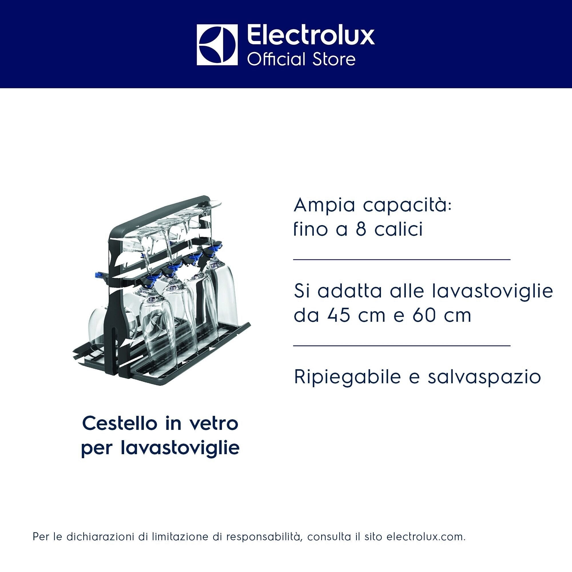 EAN 7321423447436 - Electrolux E9DHGB01 pieza y accesorio de lavavajillas Gris Cesta para copas y vasos de vino imagen 15