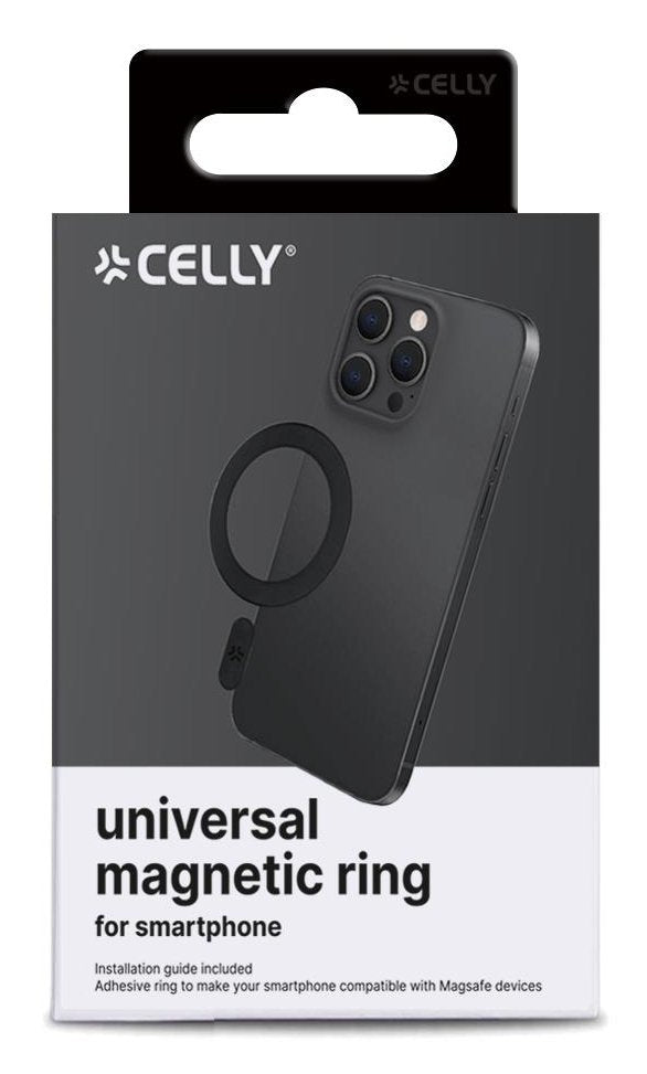 EAN 8021735218975 - Celly MAGCADAPTERBK accesorio para teléfono móvil o smartphone Anillo magnético imagen 4