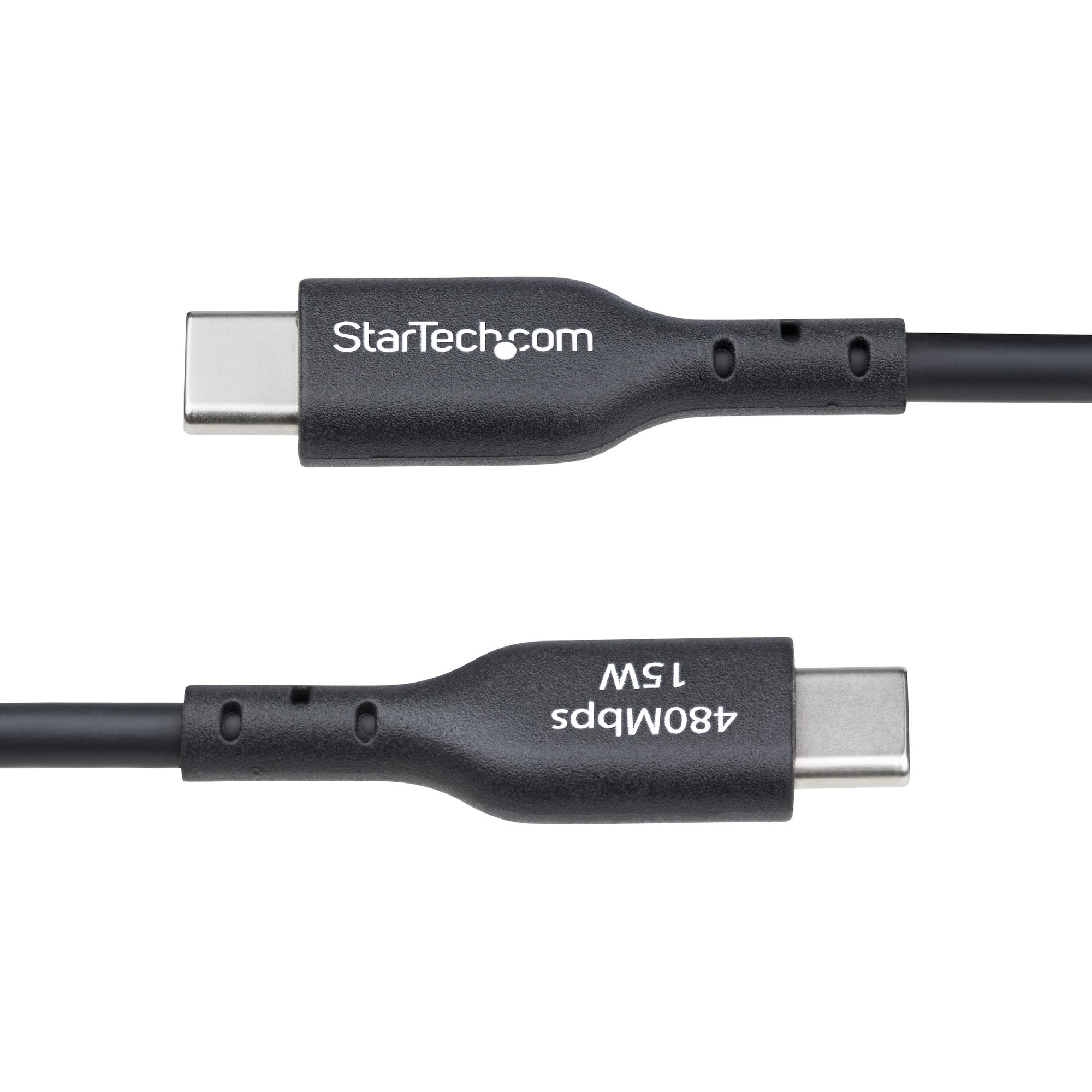 EAN 65030922456 - StarTech.com USB2AC15CMBK cable USB USB 2.0 0,15 m USB A USB C Negro imagen 5