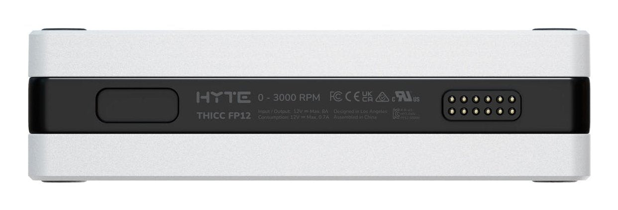 EAN 1220000350670 - HYTE THICC FP12 Procesador Ventilador 12 cm Negro, Blanco 3 pieza(s) imagen 7