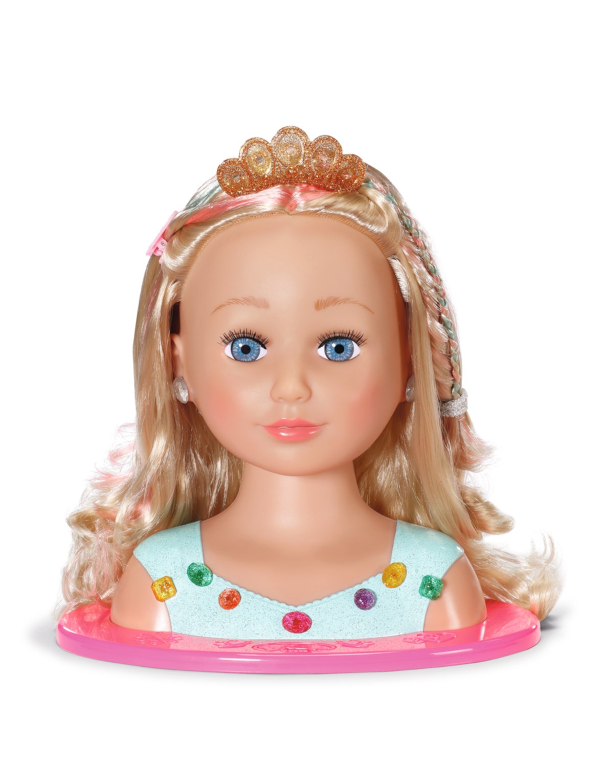 Zapf Creation Baby Born® Sister Styling Head Princess, Cabeza De Maquillaje Y Peluquería 835432