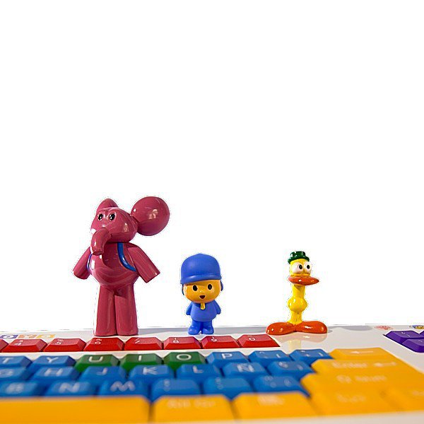 Teclado  Pocoyo Usb + Raton + Alfombrilla Kit Compl.