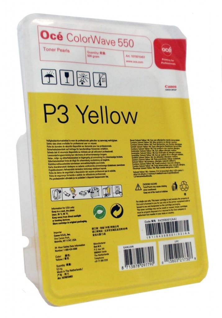 Océ Toner P3 Pearls Amarillo (1070010451) (8425b001aa) Colorwave 550
