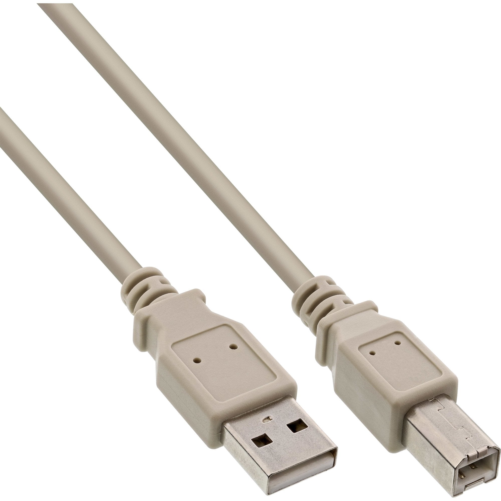 Cable Inline Usb 2.0 Tipo A Macho A Tipo B Macho Beige 3m