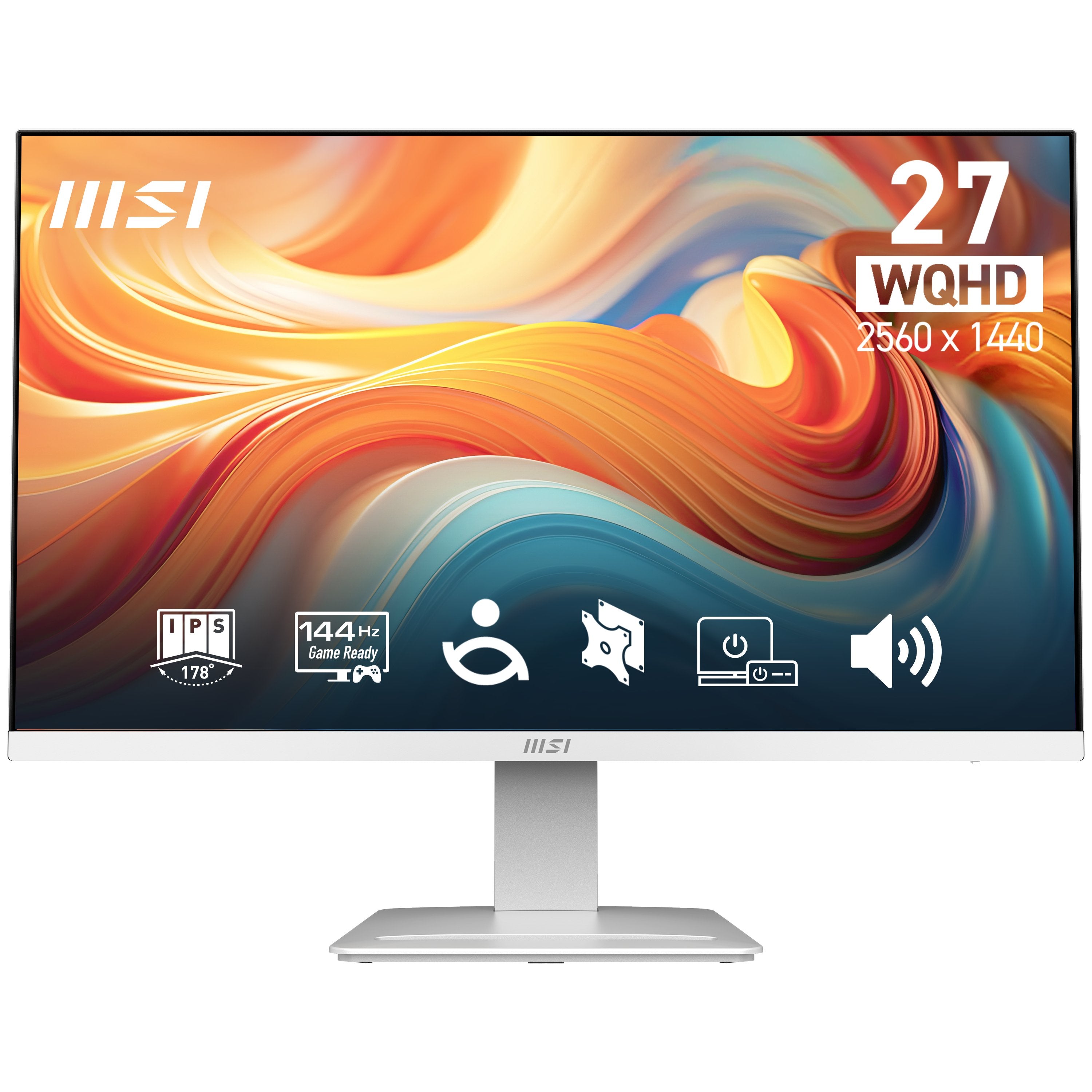 Monitor 27 Cali Pro Mp273qw E14 Led/Wqhd/Flat/144hz/Bialy