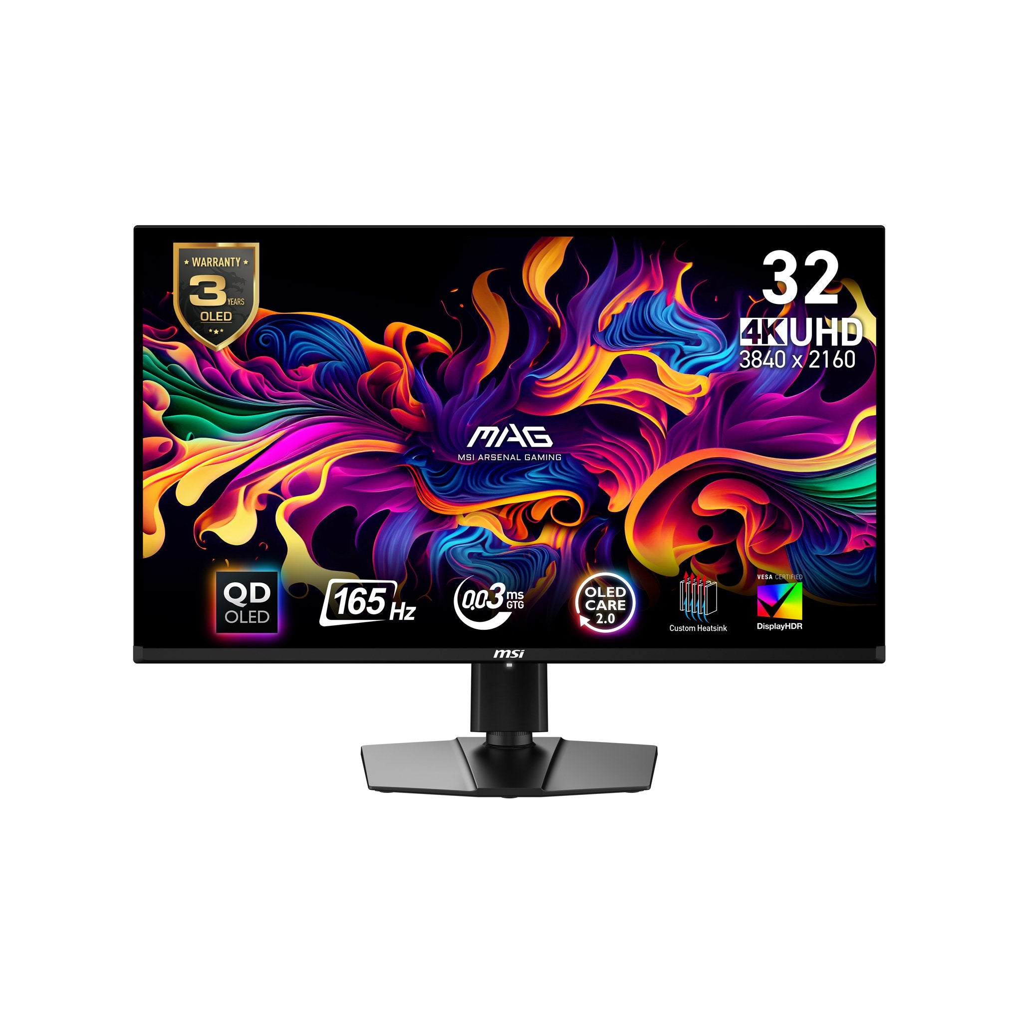 EAN 4711377293488 - MSI MAG 321UPDE QD-OLED pantalla para PC 80 cm (31.5") 3840 x 2160 Pixeles 4K Ultra HD Negro imagen 1