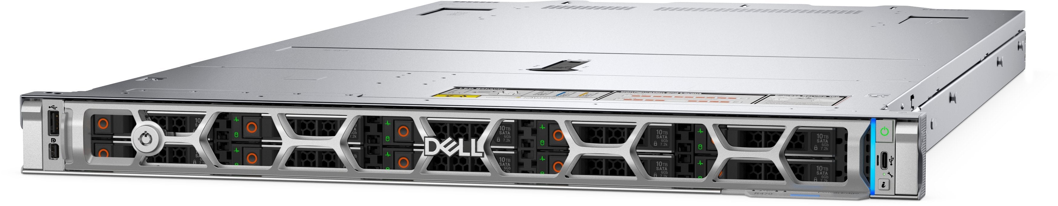 Dell Poweredge R470 Smart Selection Intel Xeon 6517p 32gb 2x480gb Ssd Sata 2x1100w H965i 3y Basic Nbd